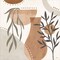 Botanical Form III Neutral by Veronique Charron 13" x 13" Framed Wall Art